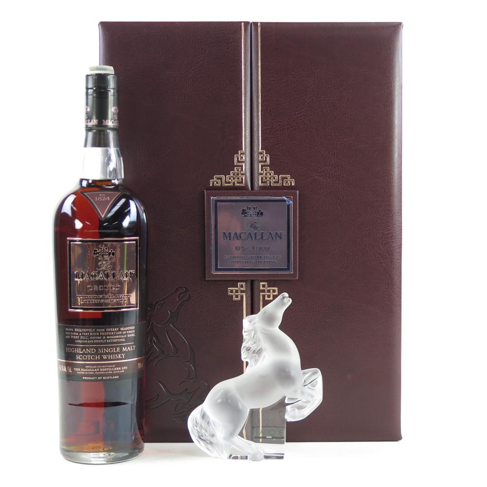 Macallan Oscuro / Lalique Kazak Horse