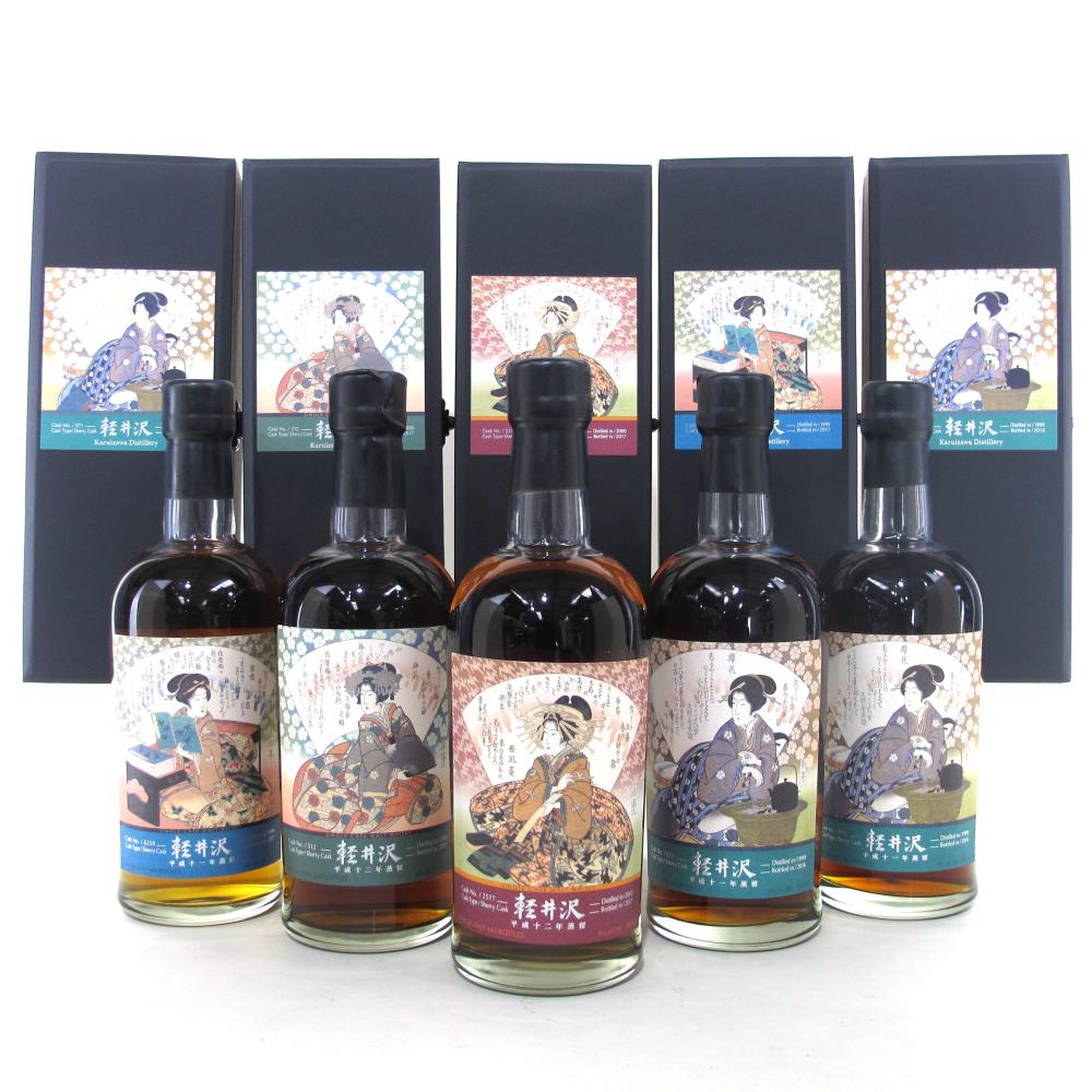Karuizawa 1999/2000 Geisha Single Casks #6258 / #671 / #512 / #7497 / #2577 5 x 70cl