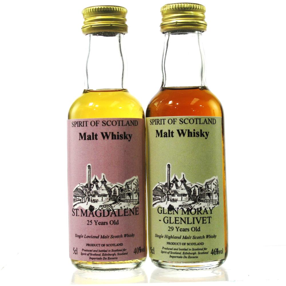 St Magdalene 25 Year Old & Glen Moray 29 Year Old Spirit of Scotland Miniature 2 x 5cl