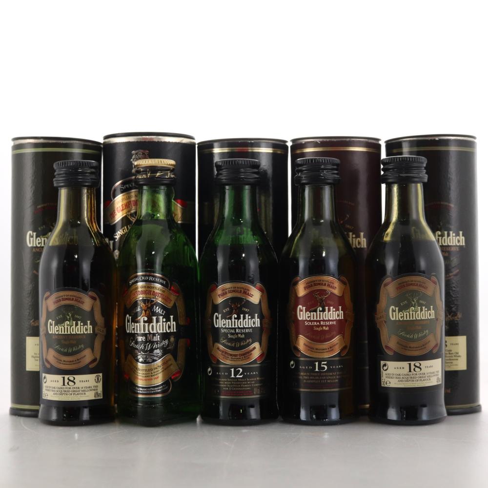 Glenfiddich Miniature Selection 5 x 5cl