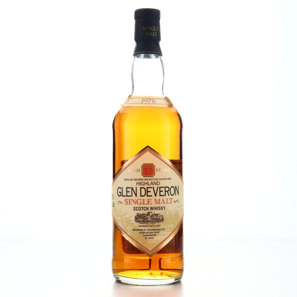 Glen Deveron 1978 12 Year Old 75cl / US Import
