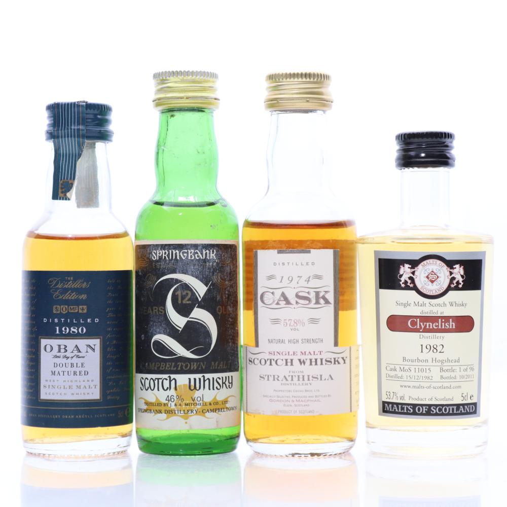 Single Malt Miniature Selection x 4 / includes Springbank 12 Year Old