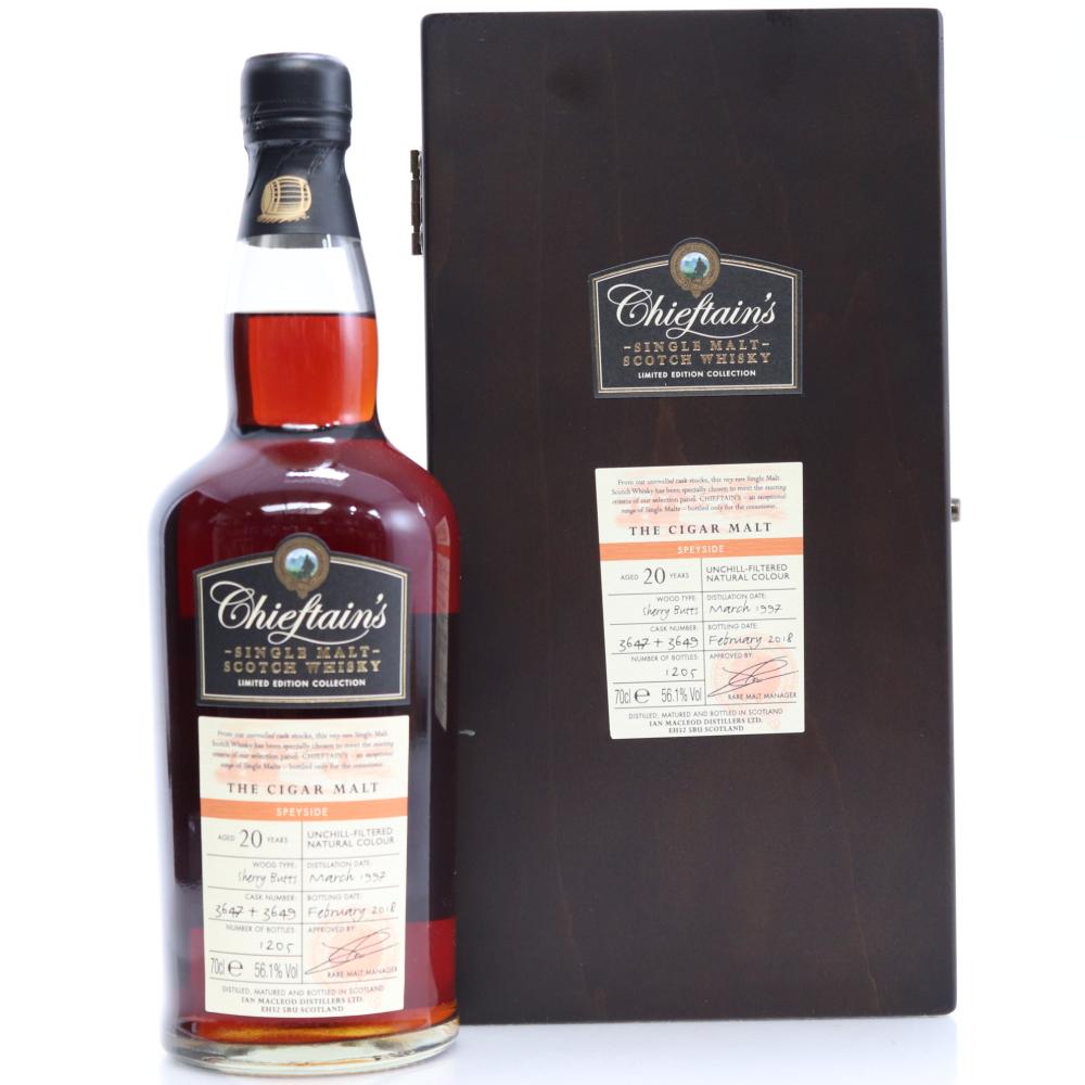 Cigar Malt 1997 Chieftain's 20 Year Old / Mortlach