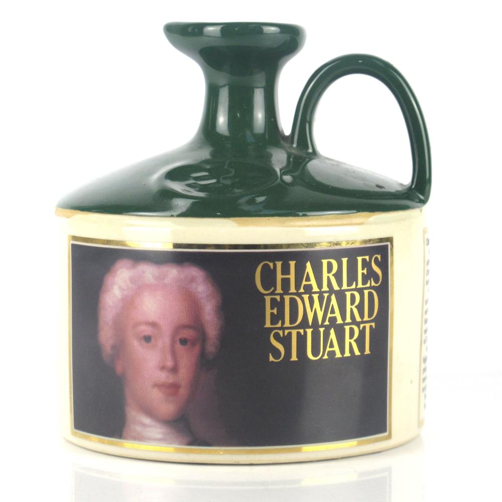 Glenfiddich Bonnie Prince Charlie Stoneware Decanter 75cl 1980s / US Import