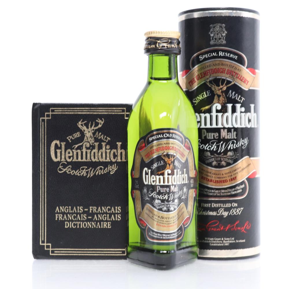 Glenfiddich Special Old Reserve Miniature / with French Dictionary