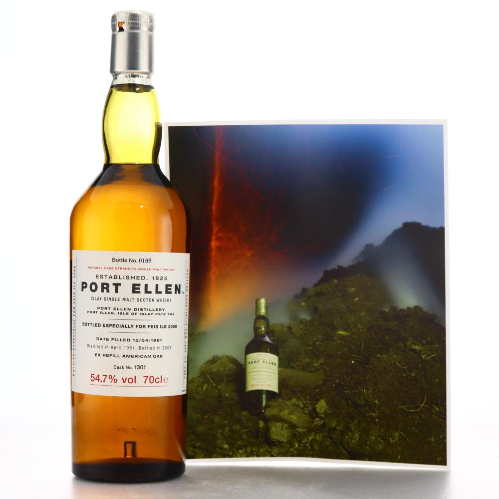 Port Ellen 1981 Single Cask / Feis Ile 2008 includes Photograph