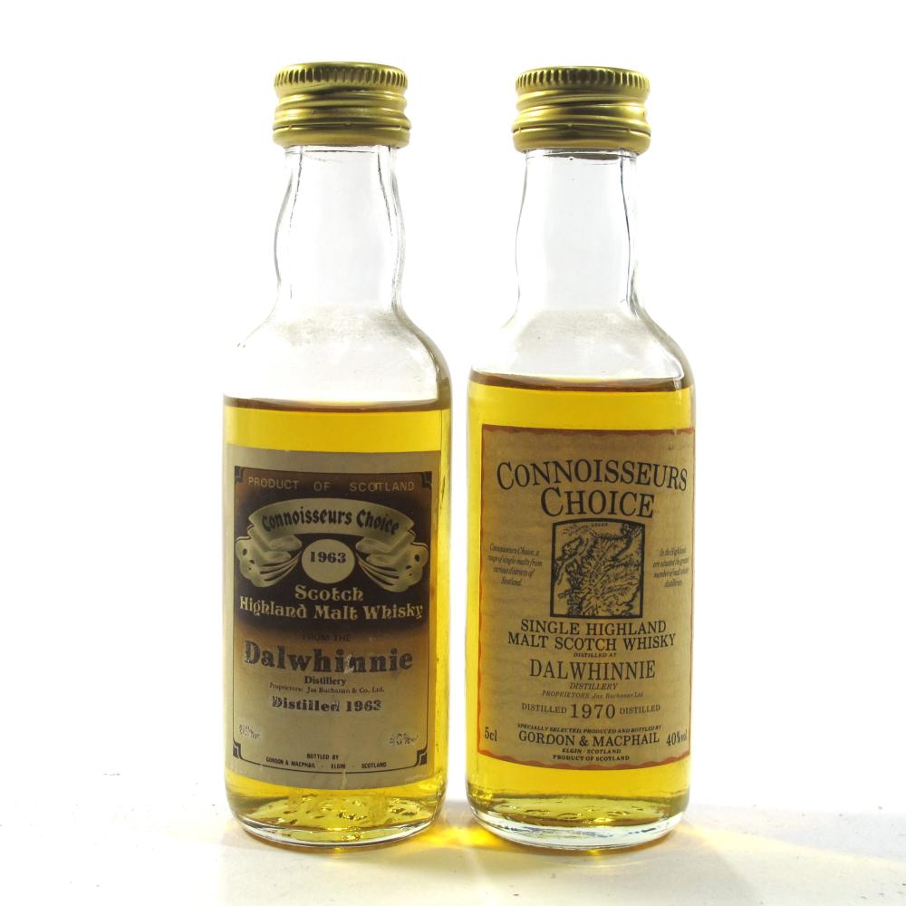 Dalwhinnie Gordon and MacPhail Miniatures x 2