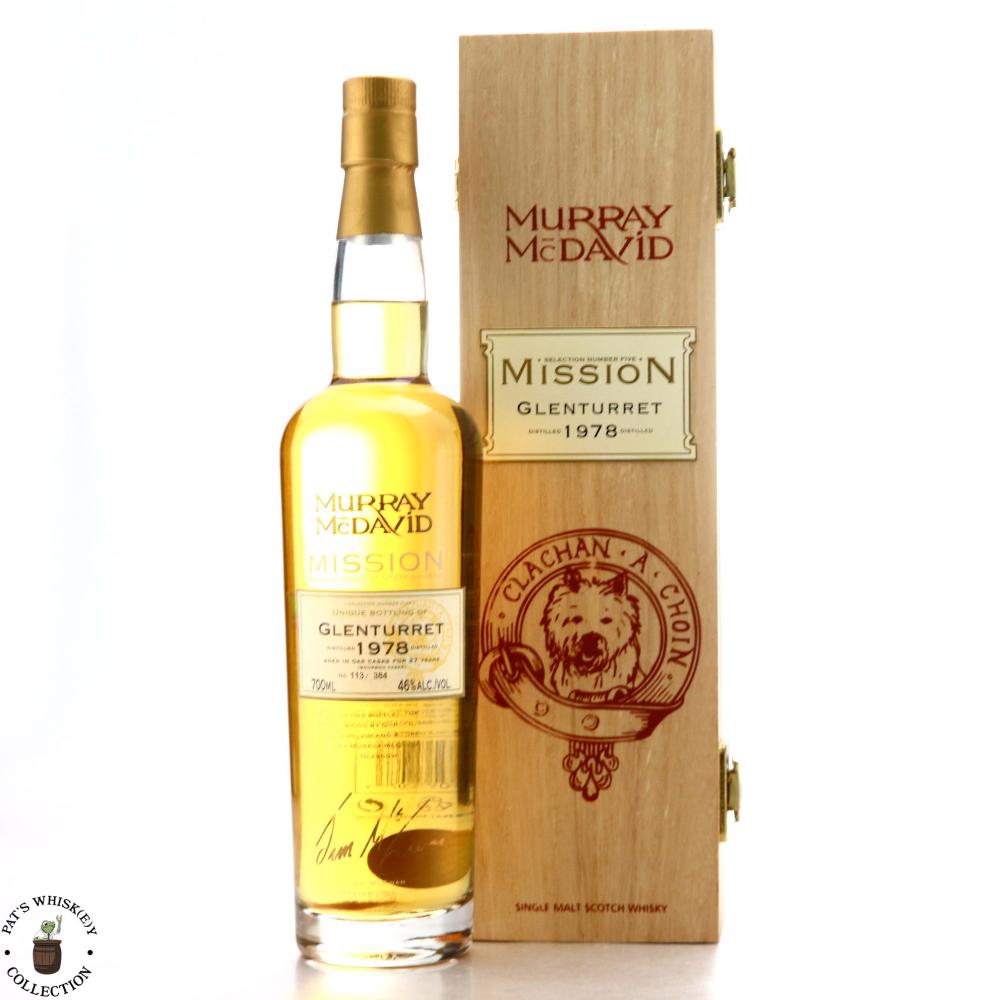 Glenturret 1978 Murray McDavid 27 Year Old Mission V / Signed by Jim McEwan