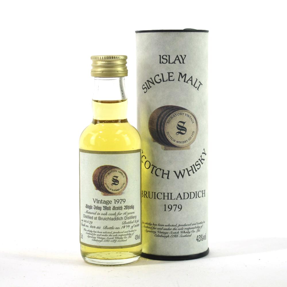 Bruichladdich 1979 Signatory Vintage 16 Year Old Miniature 5cl