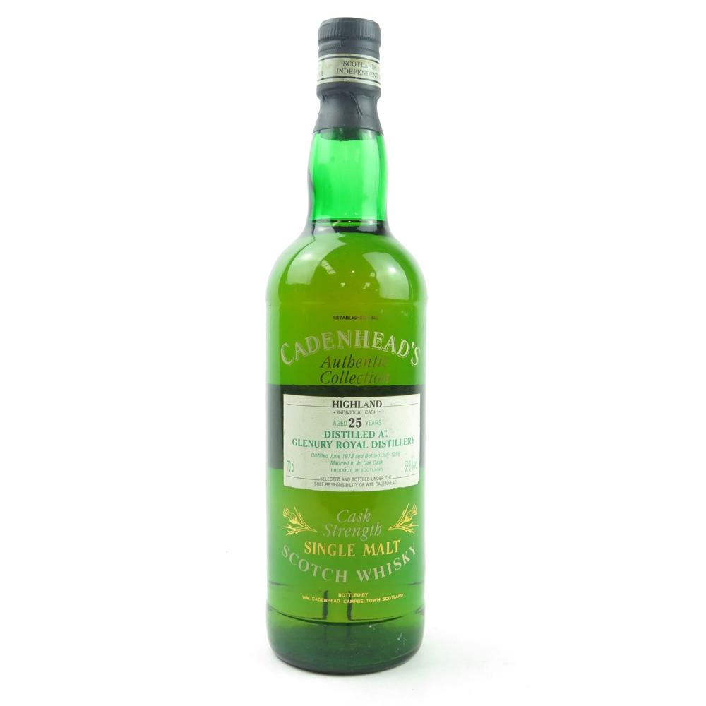 Glenury Royal 1973 Cadenhead's 25 Year Old