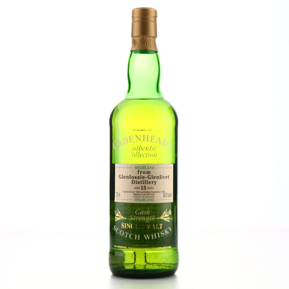 Glenlossie 1980 Cadenhead's 15 Year Old 75cl / US Import