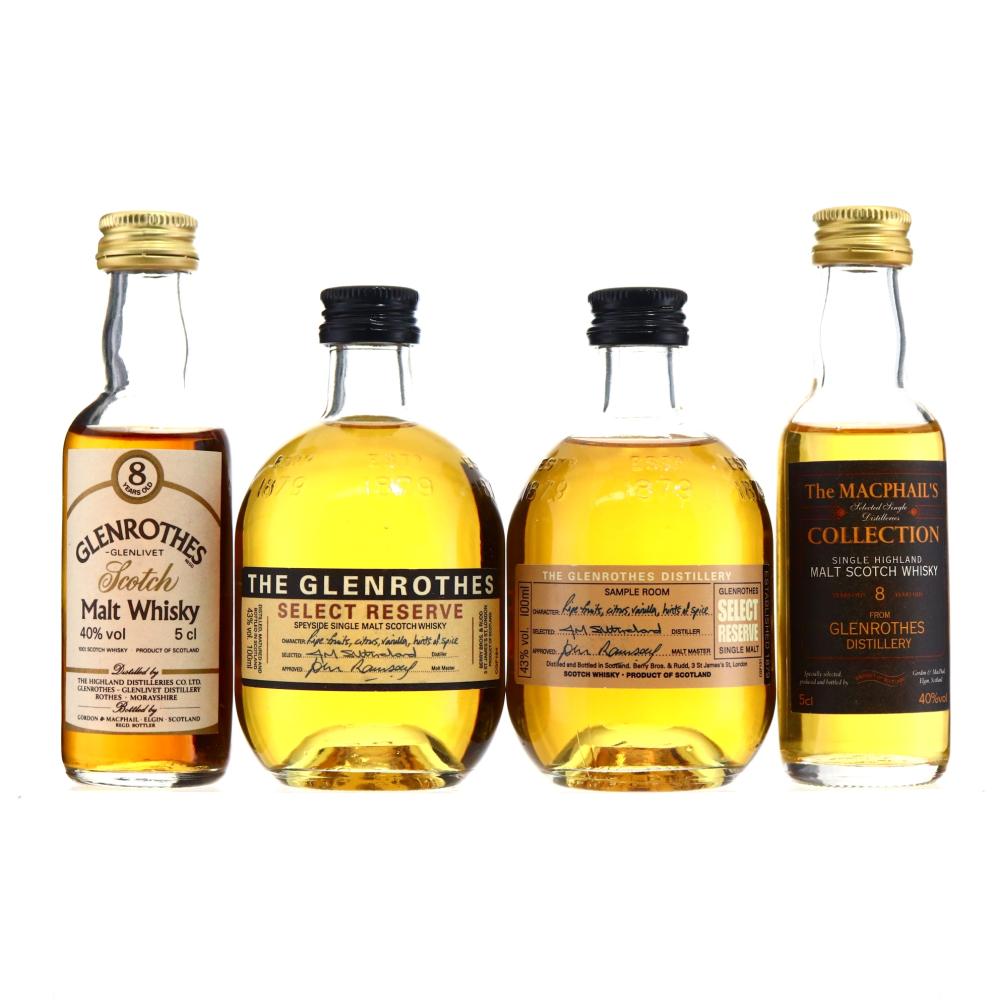 Glenrothes Miniatures x 2 & 2 x 10cl