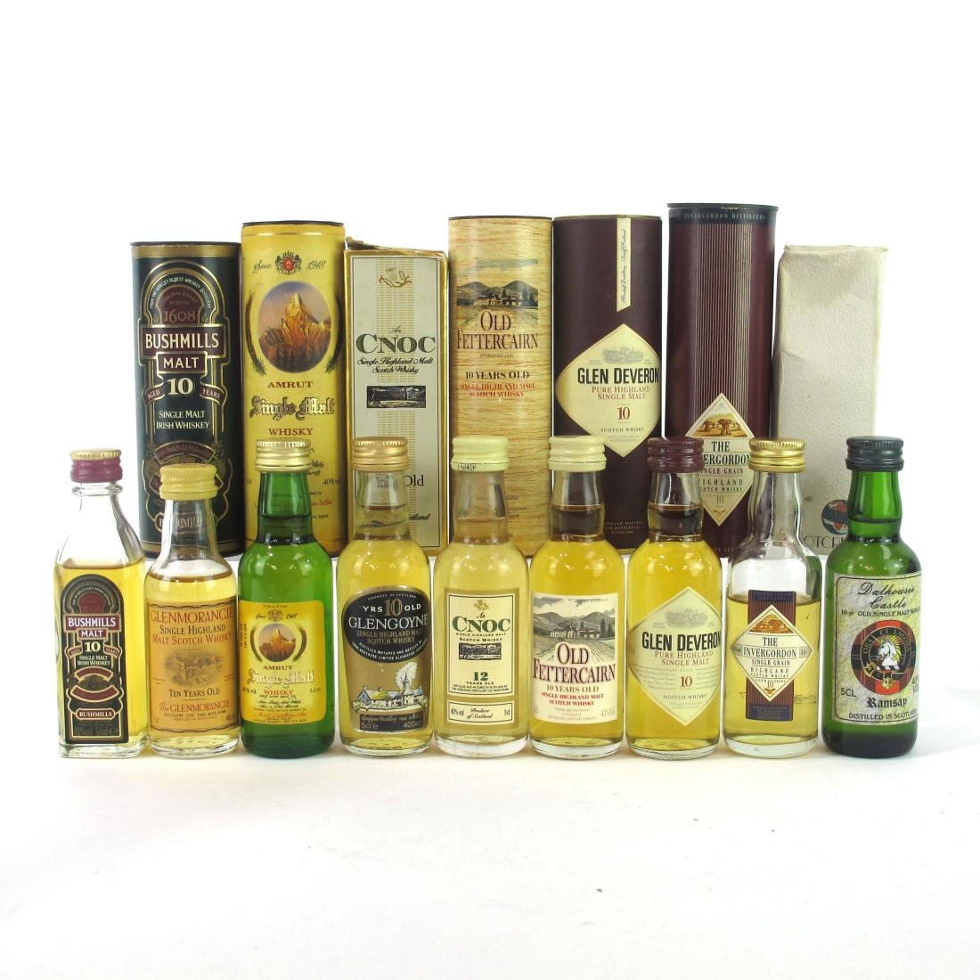 Miscellaneous Whisky Miniatures 9 x 5cl
