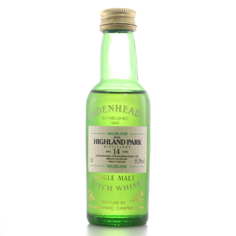 Highland Park 1978 Cadenhead's 14 Year Old Miniature 5cl
