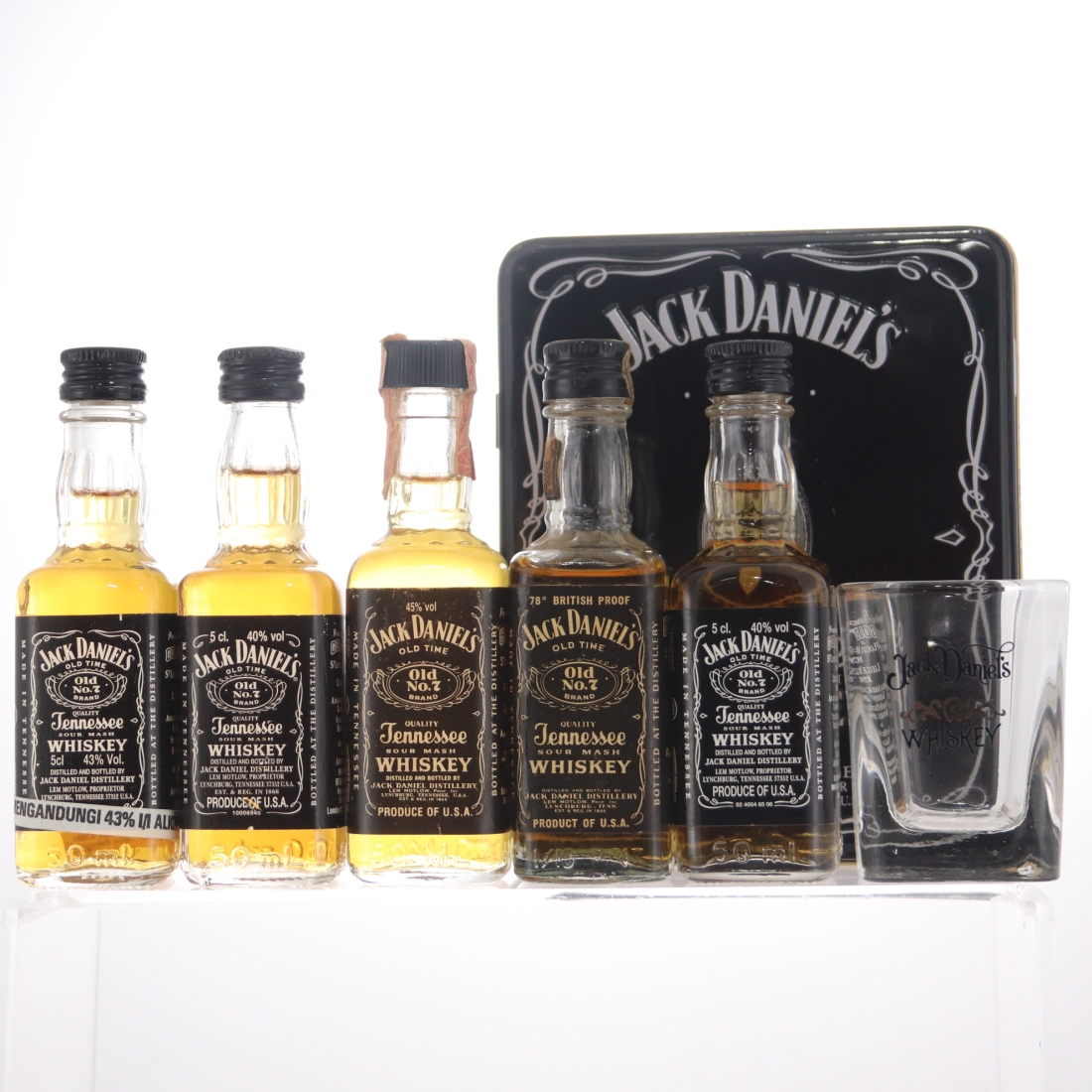 Jack Daniel's Miniature Selection 5 x 5cl