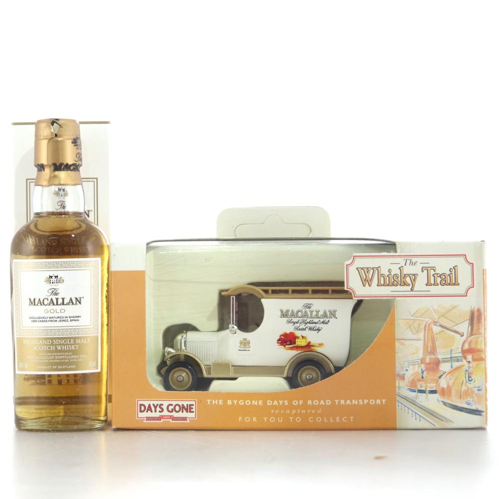 Macallan Gold Miniature 5cl / with Days Gone Van