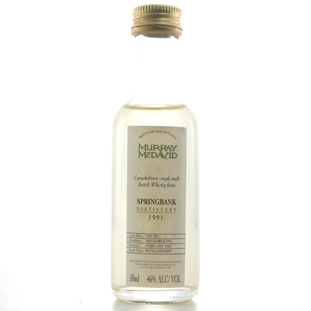 Springbank 1991 Murray McDavid Miniature 5cl