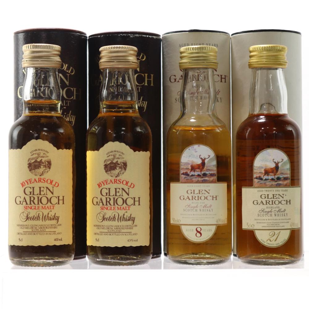 Glen Garioch Miniature Selection x 4 / including 21 Year Old