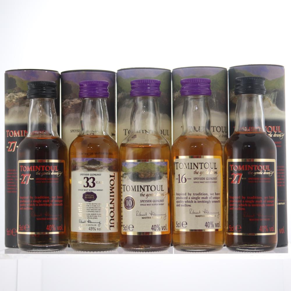 Tomintoul Miniature Selection x 5