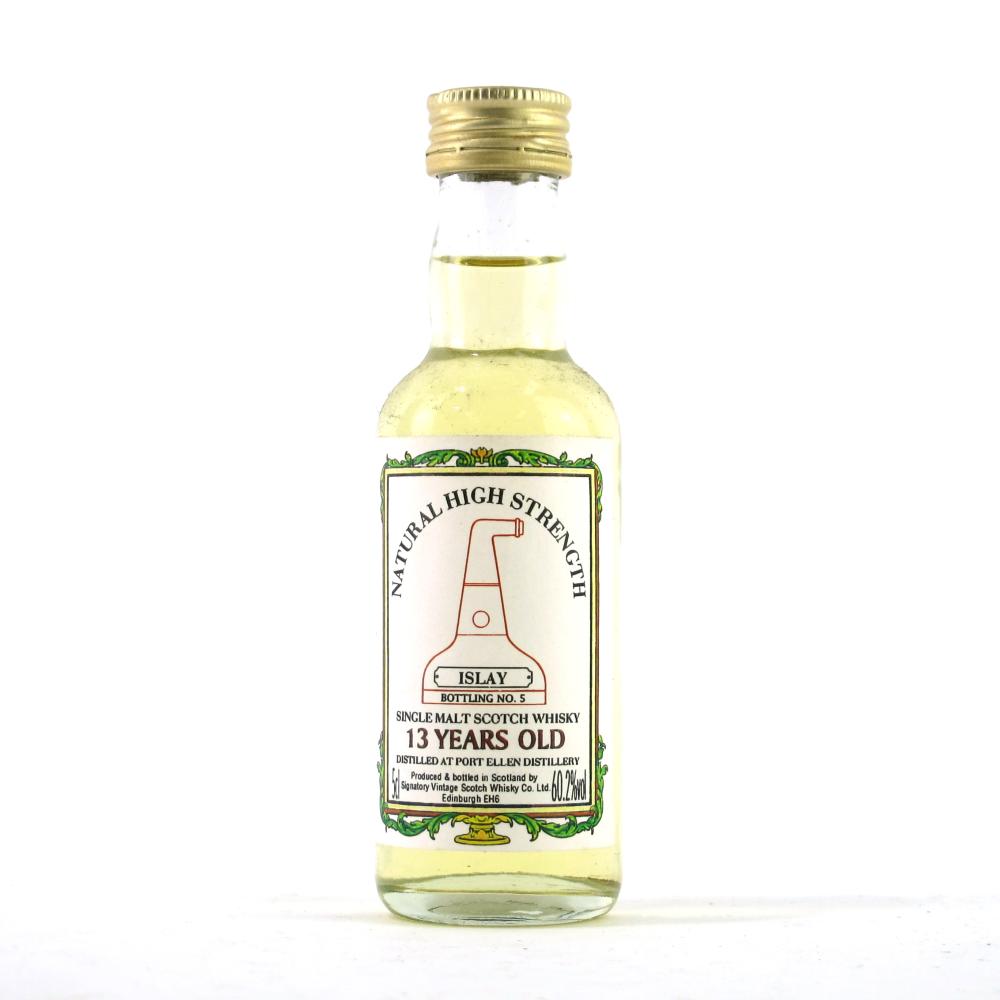 Port Ellen 13 Year Old Signatory Vintage Miniature 5cl