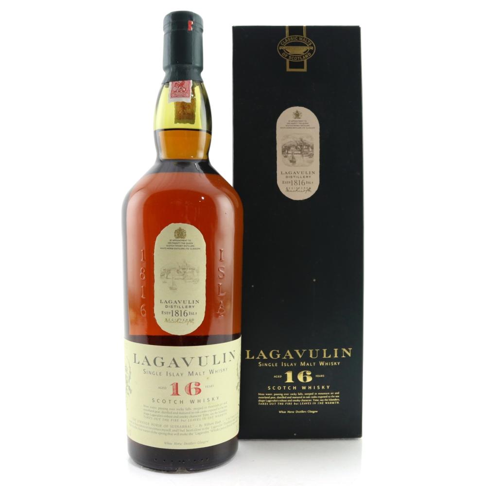 Lagavulin 16 Year Old White Horse Bottling 1 Litre