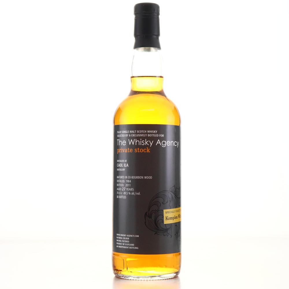 Caol Ila 1984 Whisky Agency 27 Year Old