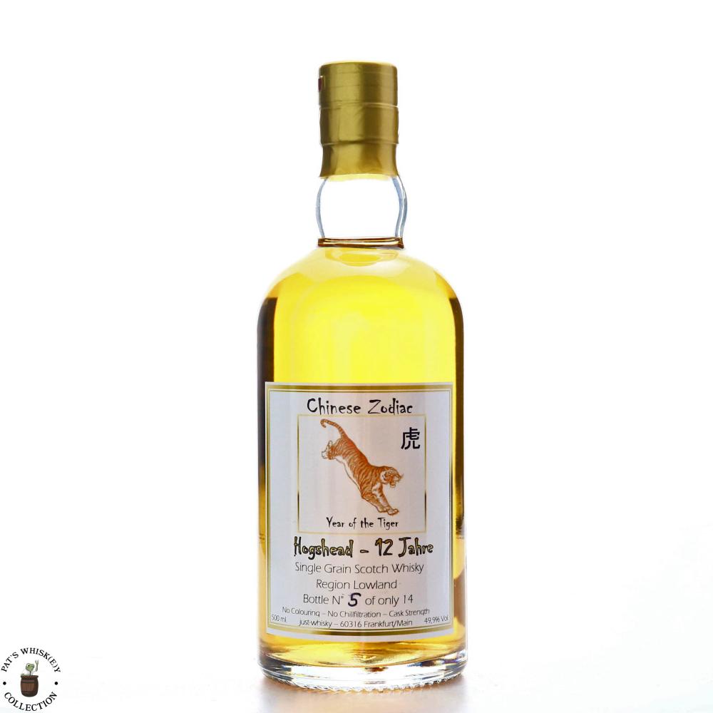 Lowland Single Grain 12 Year Old Just-Whisky Chinese Zodiac 50cl / Year of the Tiger