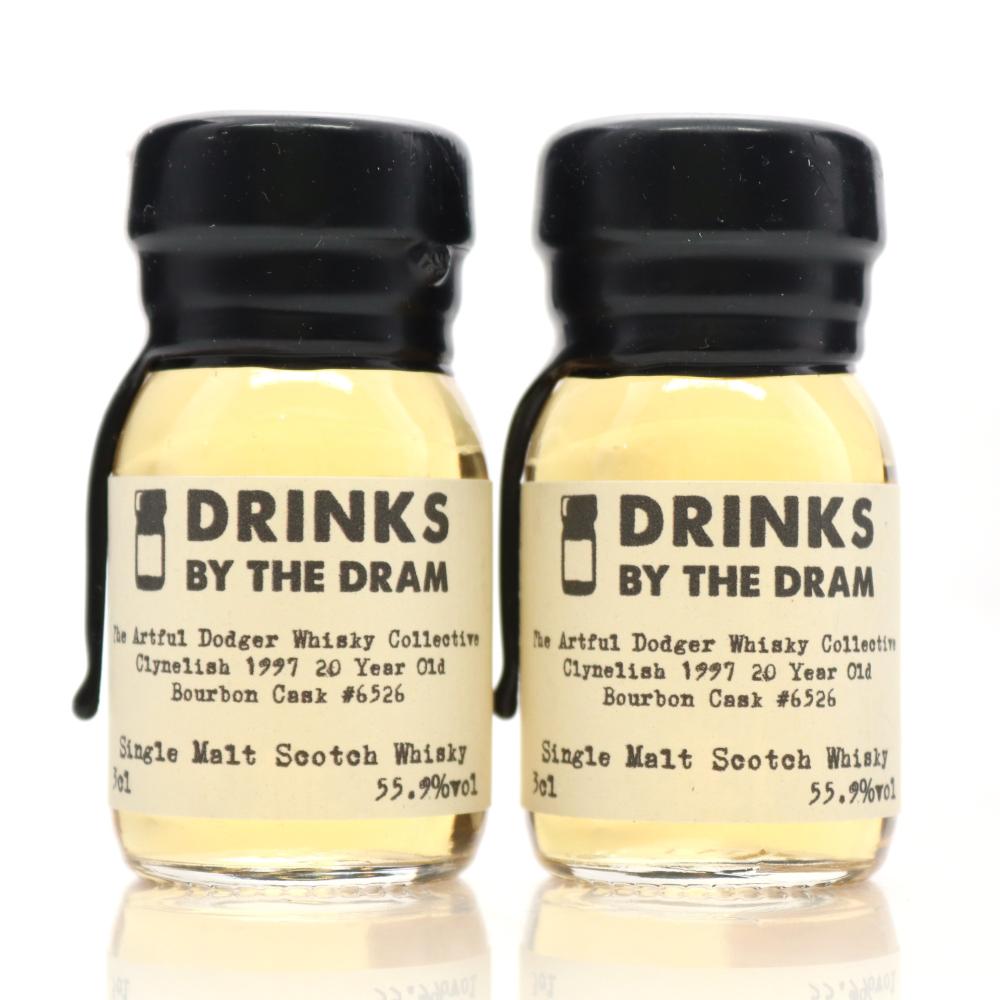 Clynelish 1997 Artful Dodger 20 Years Old Drinks by the Dram Miniatures 2 x 3cl
