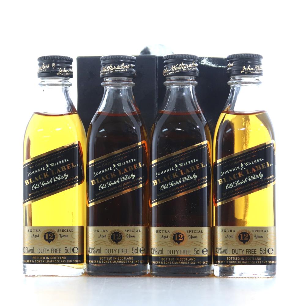 Johnnie Walker Black Label 12 Year Miniature 4 x 5cl