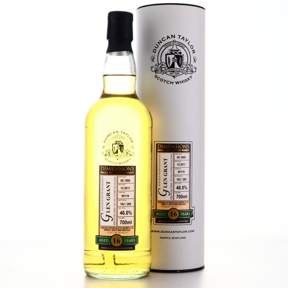 Glen Grant 1995 Duncan Taylor 16 Year Old Dimensions