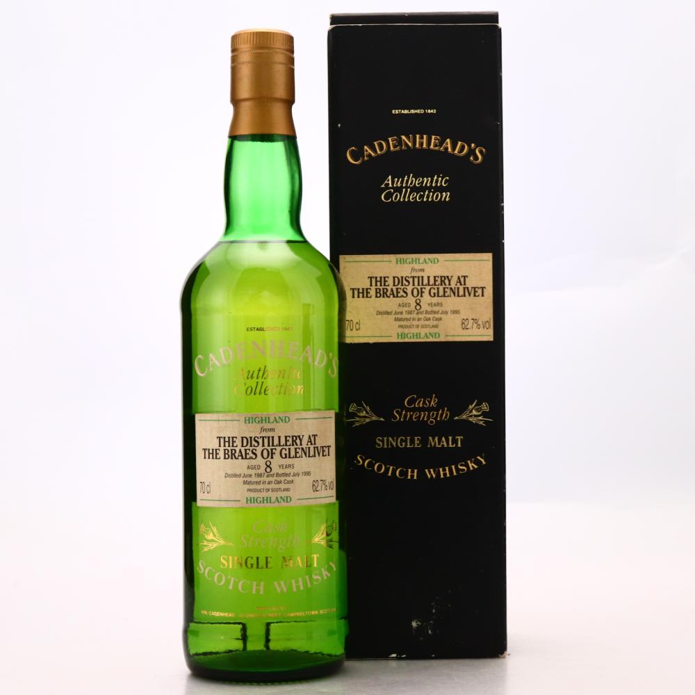 Braes of Glenlivet 1987 Cadenhead's 8 Year Old