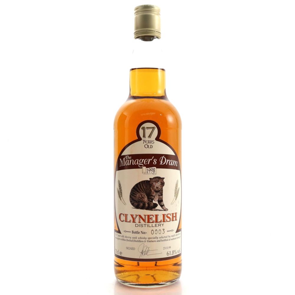 Clynelish 17 Year Old Manager's Dram 1998 / Bottle No. 3