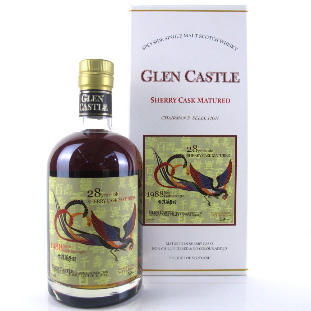 Glen Castle 1988 Speyside 28 Year Old Sherry Cask / Batch #1