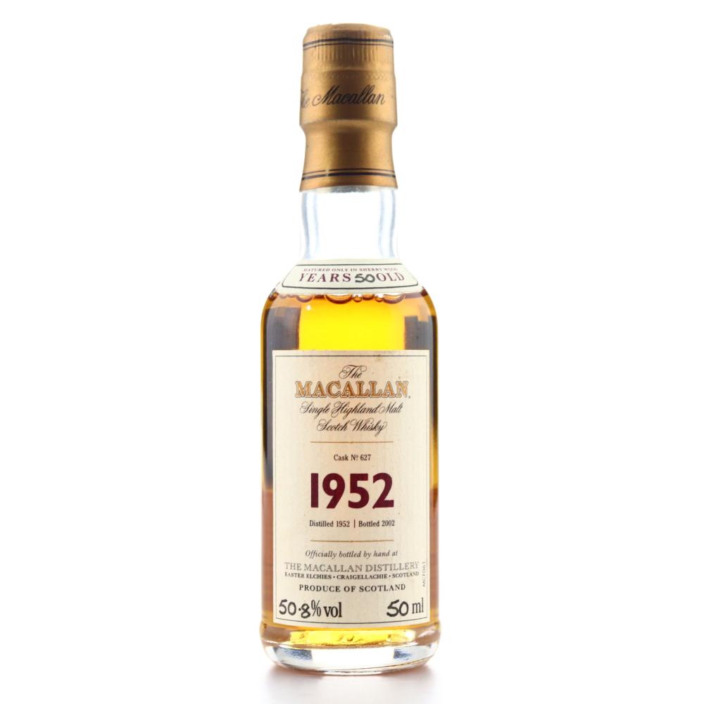 Macallan 1952 Fine and Rare 50 Year Old #627 Miniature