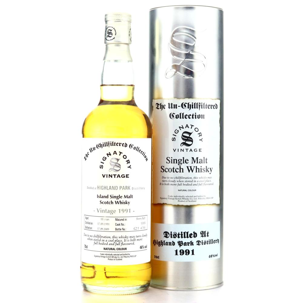 Highland Park 1991 Signatory Vintage 18 Year Old