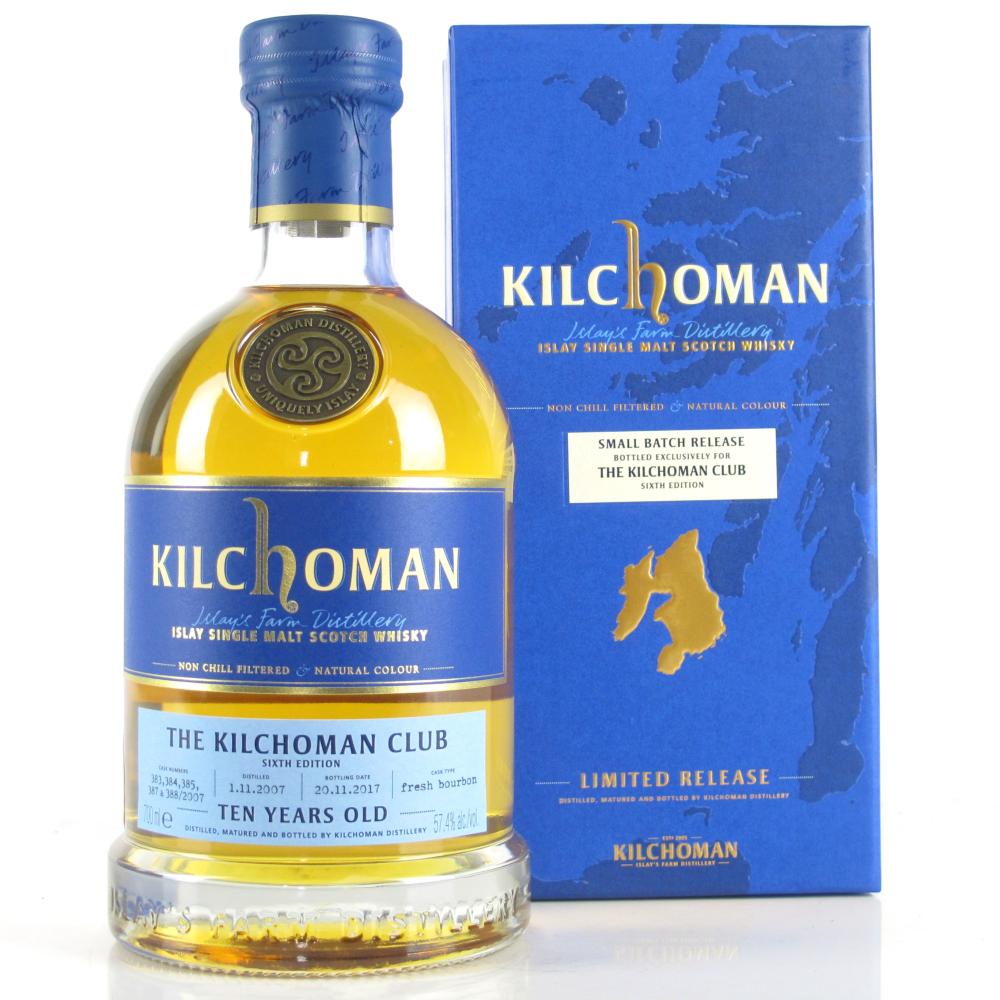 Kilchoman 2007 Fresh Bourbon 10 Year Old / Kilchoman Club 6th Edition