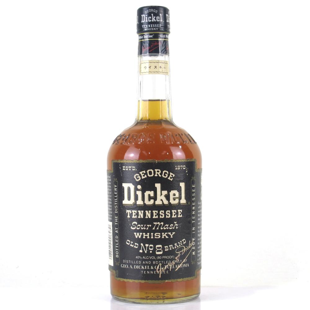 George Dickel Tennessee Sour Mash Old No.8 1980s / Japanese Import