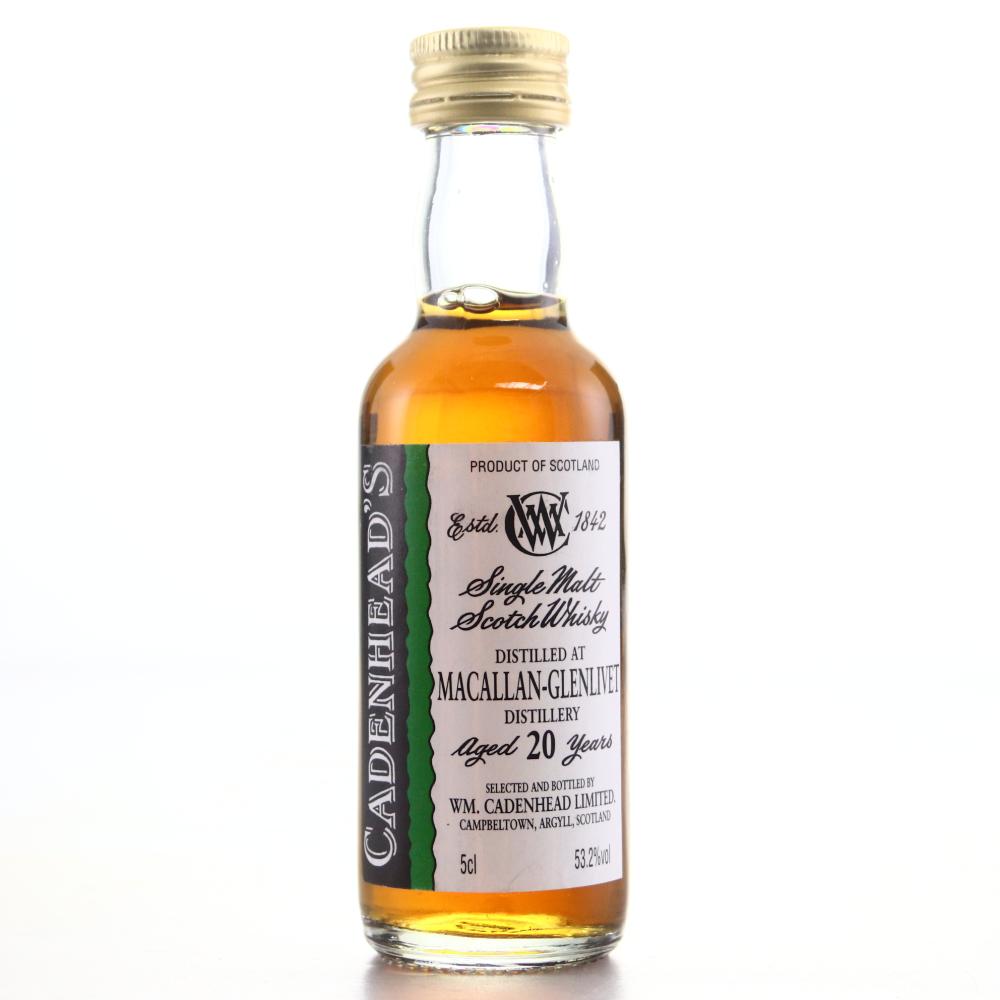 Macallan 20 Year Old Cadenhead's Miniature