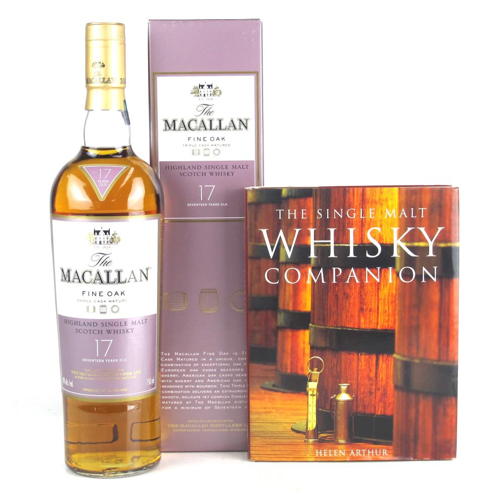 Macallan 17 Year Old Fine Oak 75cl US Import / with Helen Arthur's The Single Malt Whisky Companion