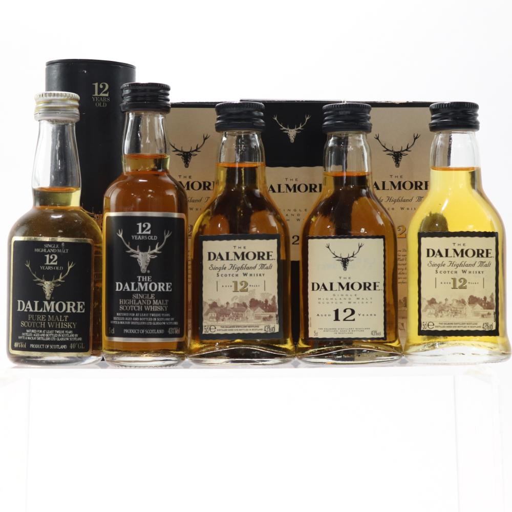 Dalmore 12 Year Old Miniature Selection / 5 x 5cl