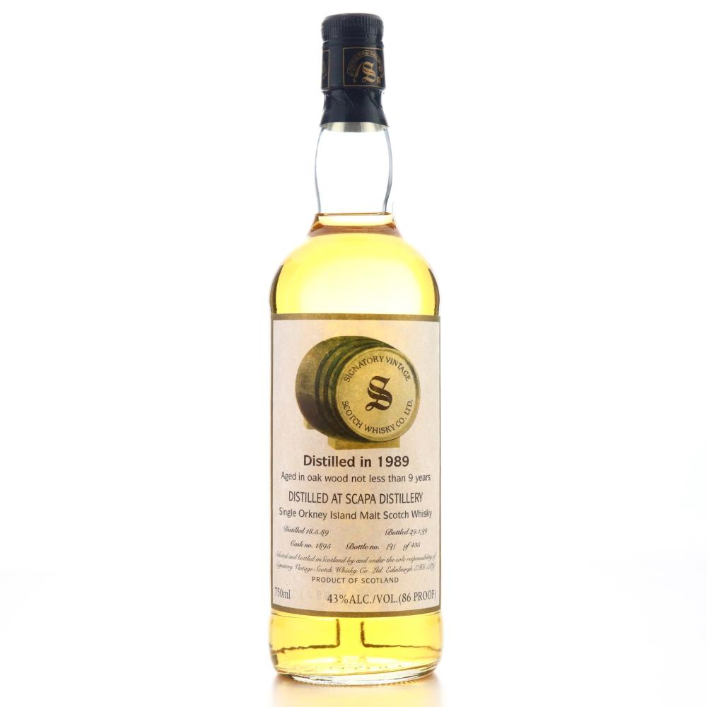 Scapa 1989 Signatory Vintage 9  Year Old 75cl / US Import