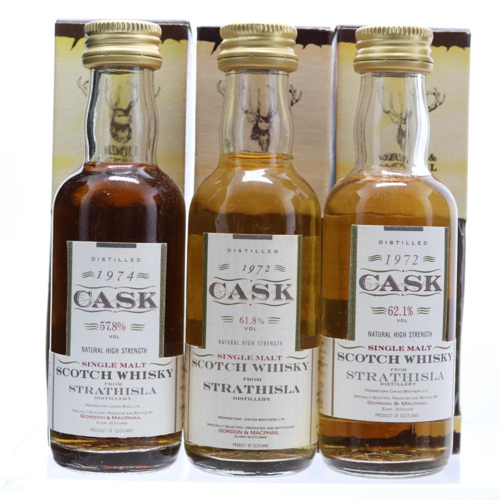 Strathisla Gordon & MacPhail Miniatures 3 x 5cl 1990s