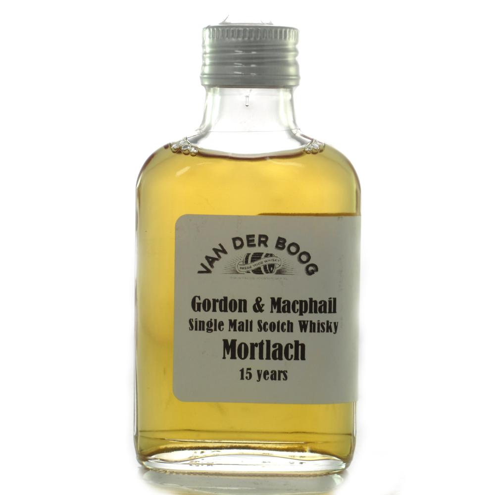 Mortlach 15 Year Old Gordon and MacPhail Sample 10cl / Van Der Boog