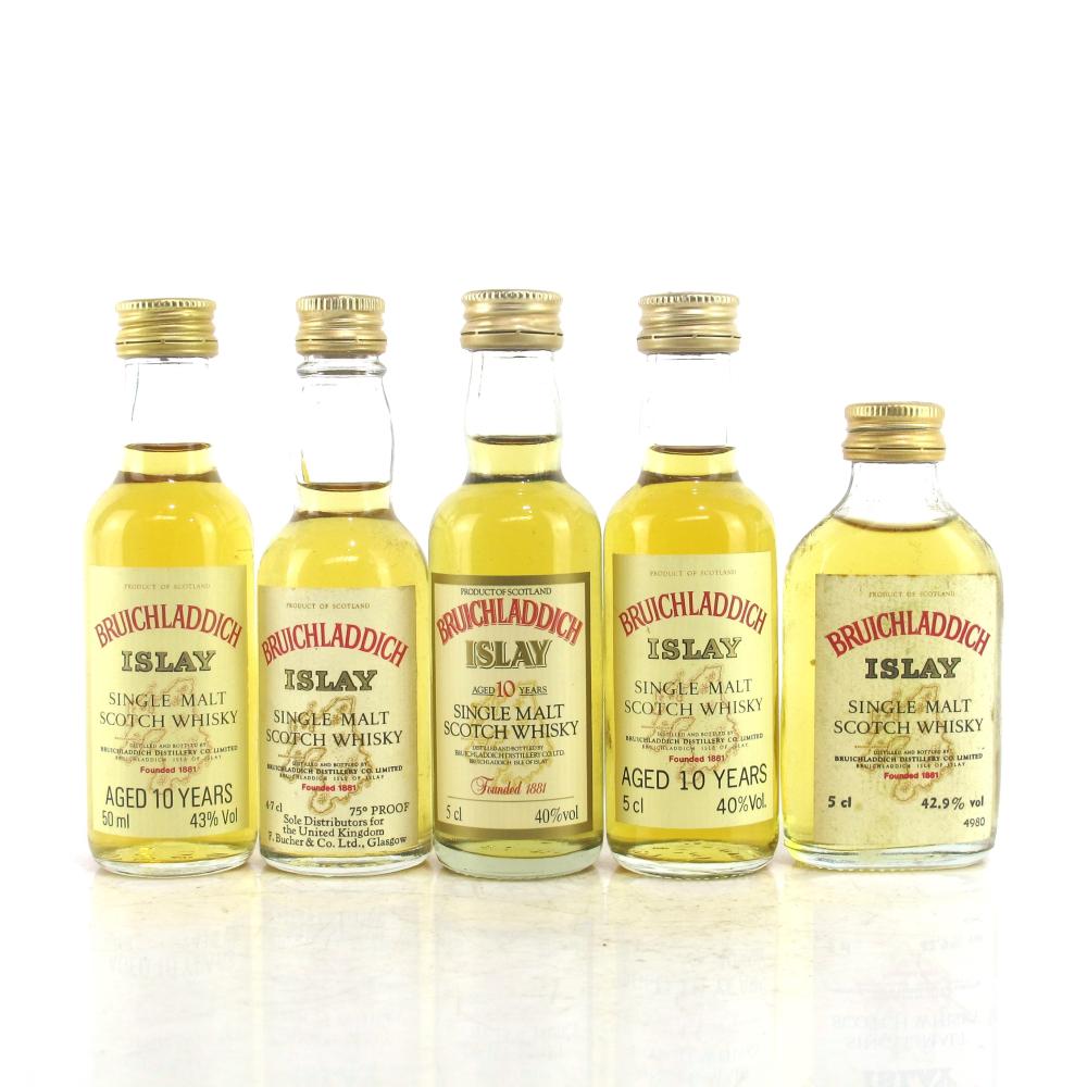 Bruichladdich Miniature Selection x 5