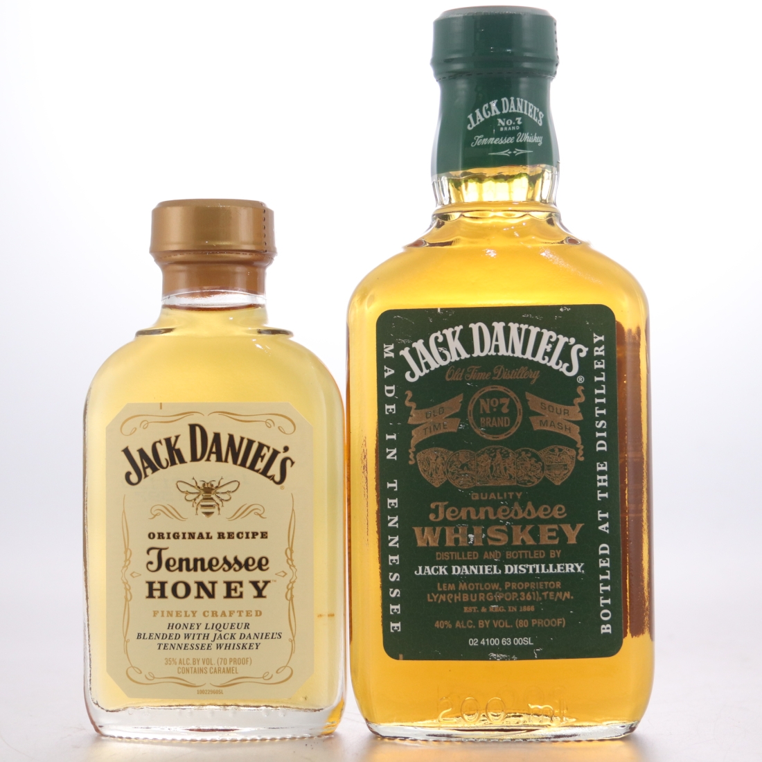 Jack Daniel's Old No.7 Green Label & Honey Liqueur 10cl & 20cl