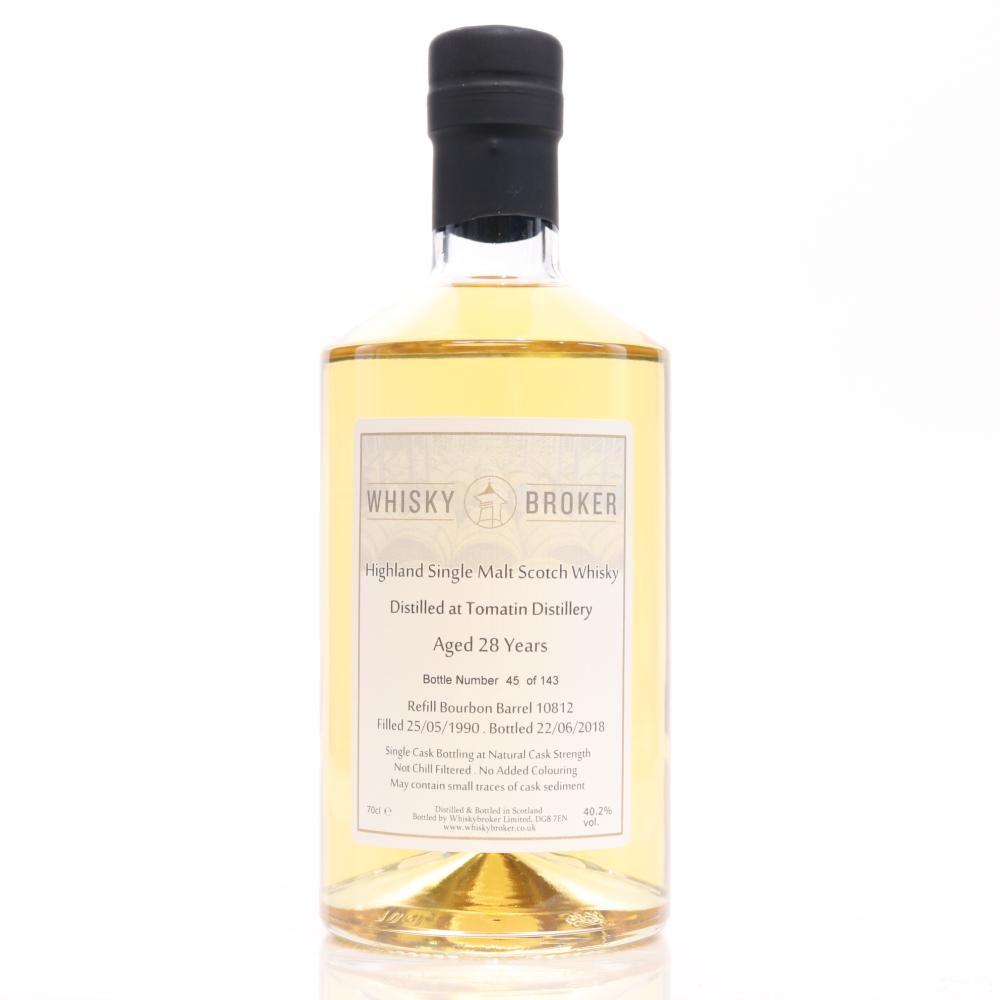 Tomatin 1990 Whisky Broker 28 Year Old
