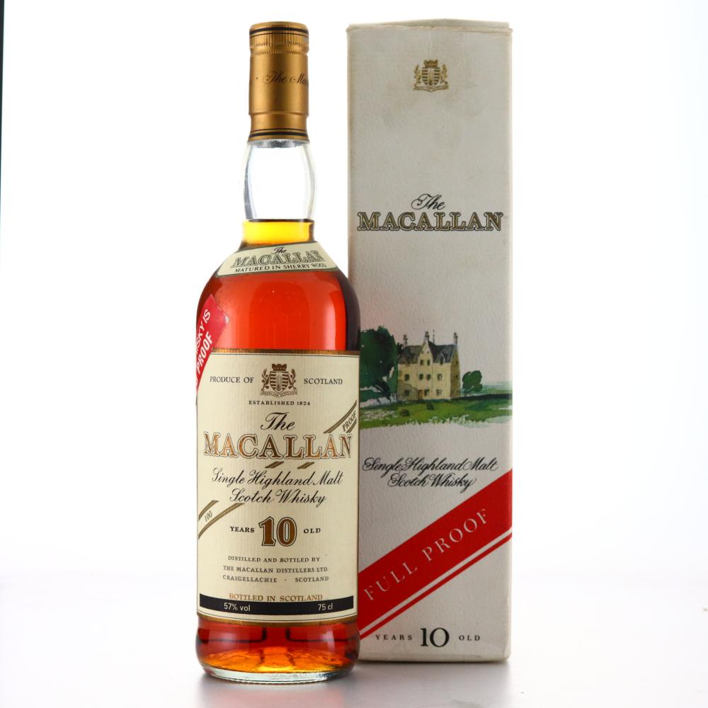 Macallan 10 Year Old Full Proof 1980s