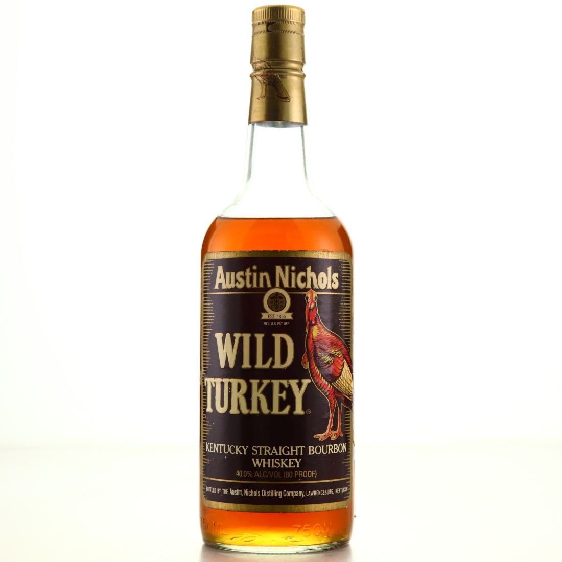 Wild Turkey Kentucky Straight Bourbon 1980s