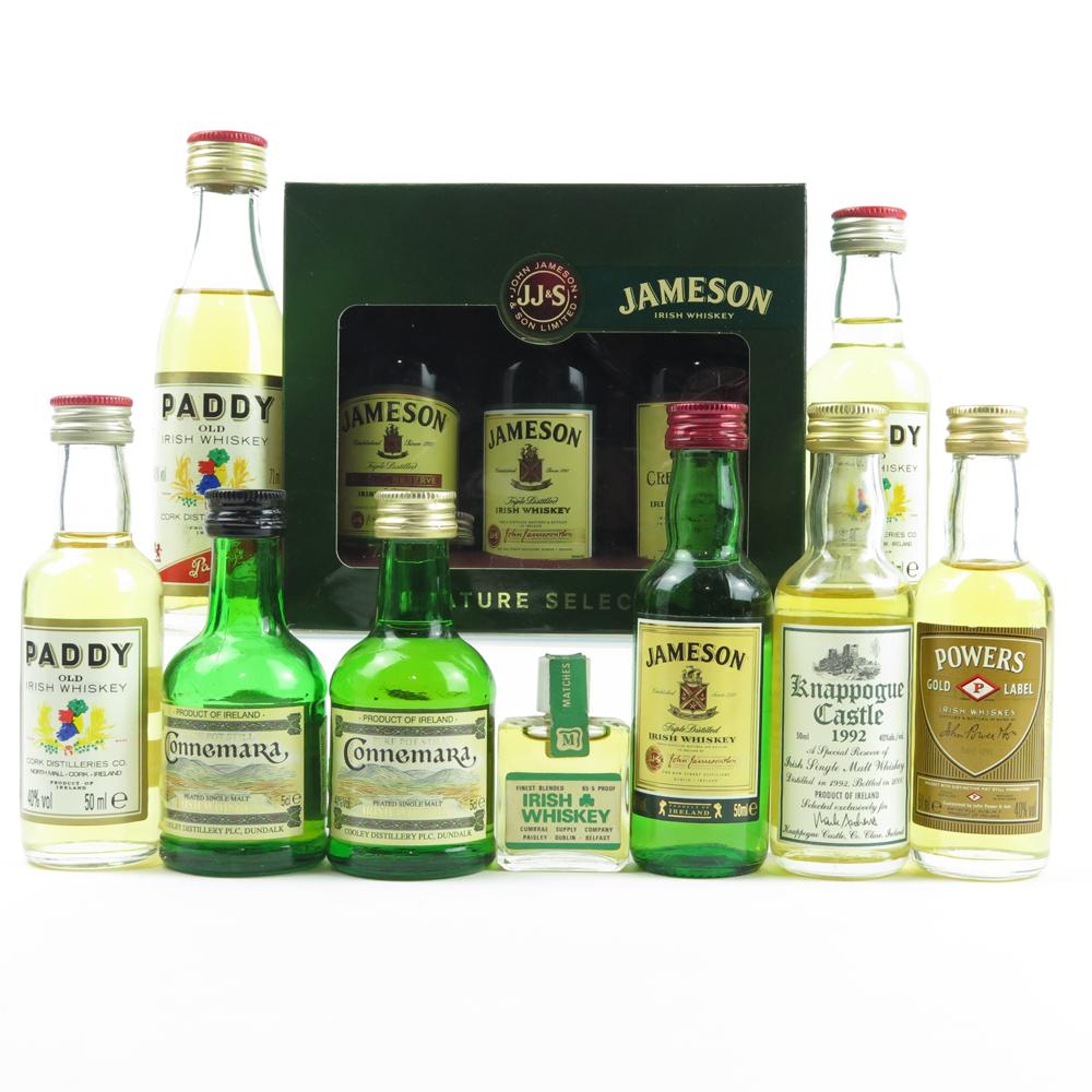 Irish Whiskey Miniature Collection x 12