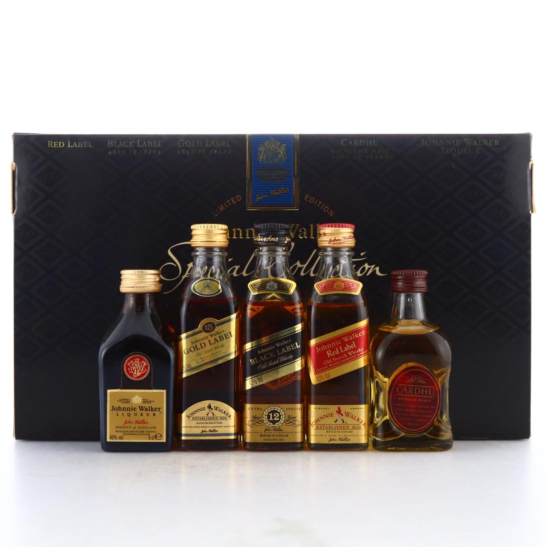 Johnnie Walker 500 Special Collection Miniature Pack - includes Liqueur ...